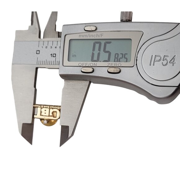 10K Yellow Gold Georgia Bank & Trust Tie Pin E856 - Picture 10 of 12